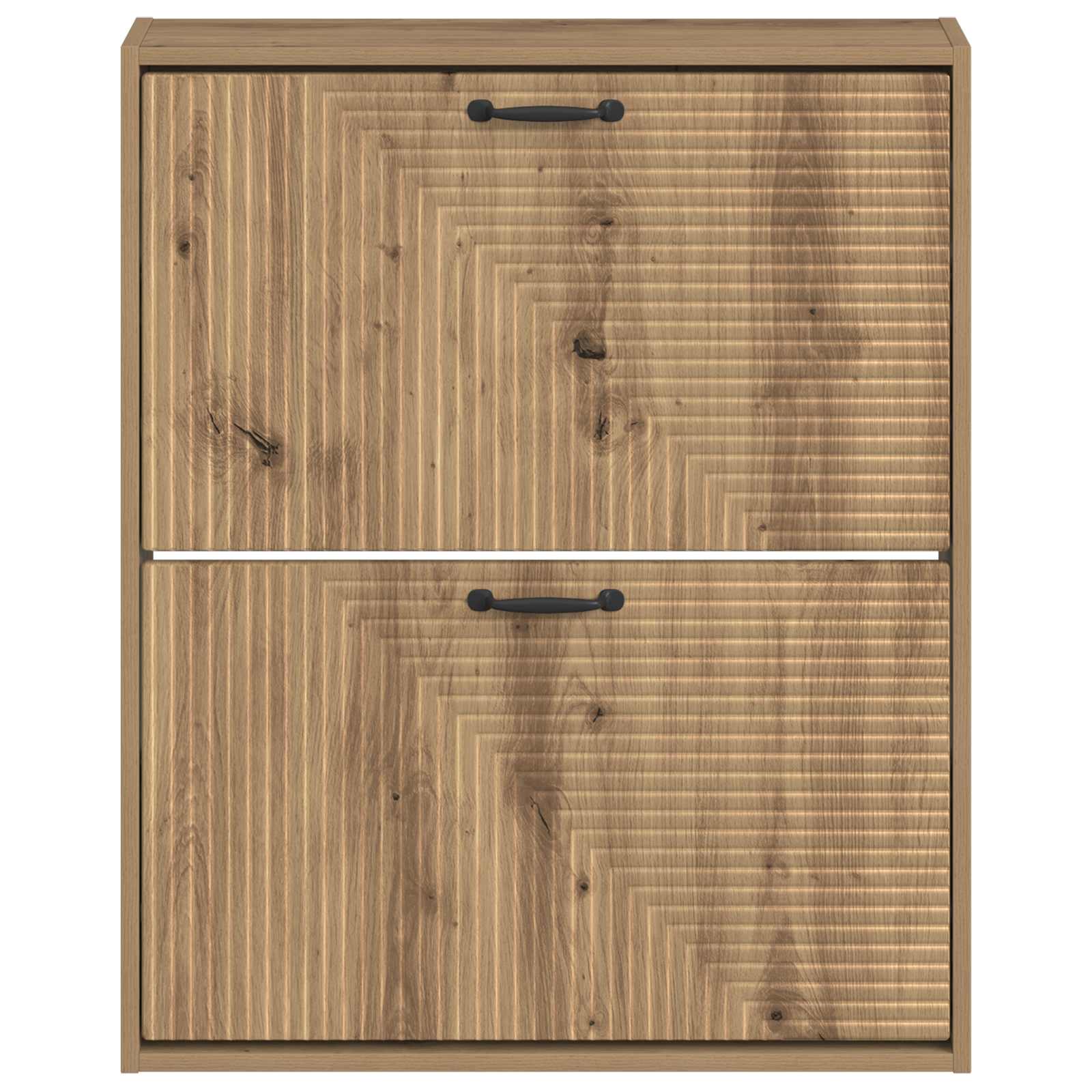 Wandgemonteerde Schoenkast HAARLEM 71 x 17 x 86 cm Bewerkt hout image 3