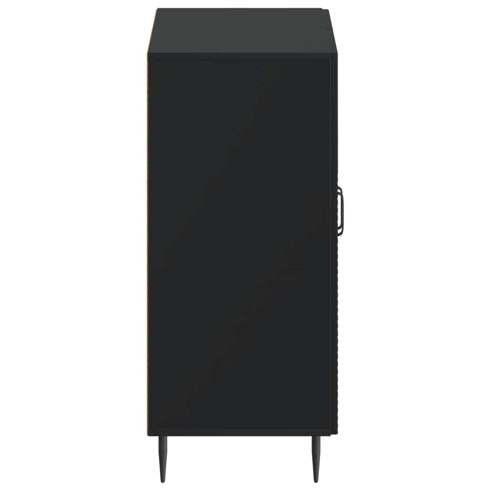 Schoenenkast HAARLEM 59,5 x 39,5 x 89,5 cm Bewerkt hout Zwart image 4