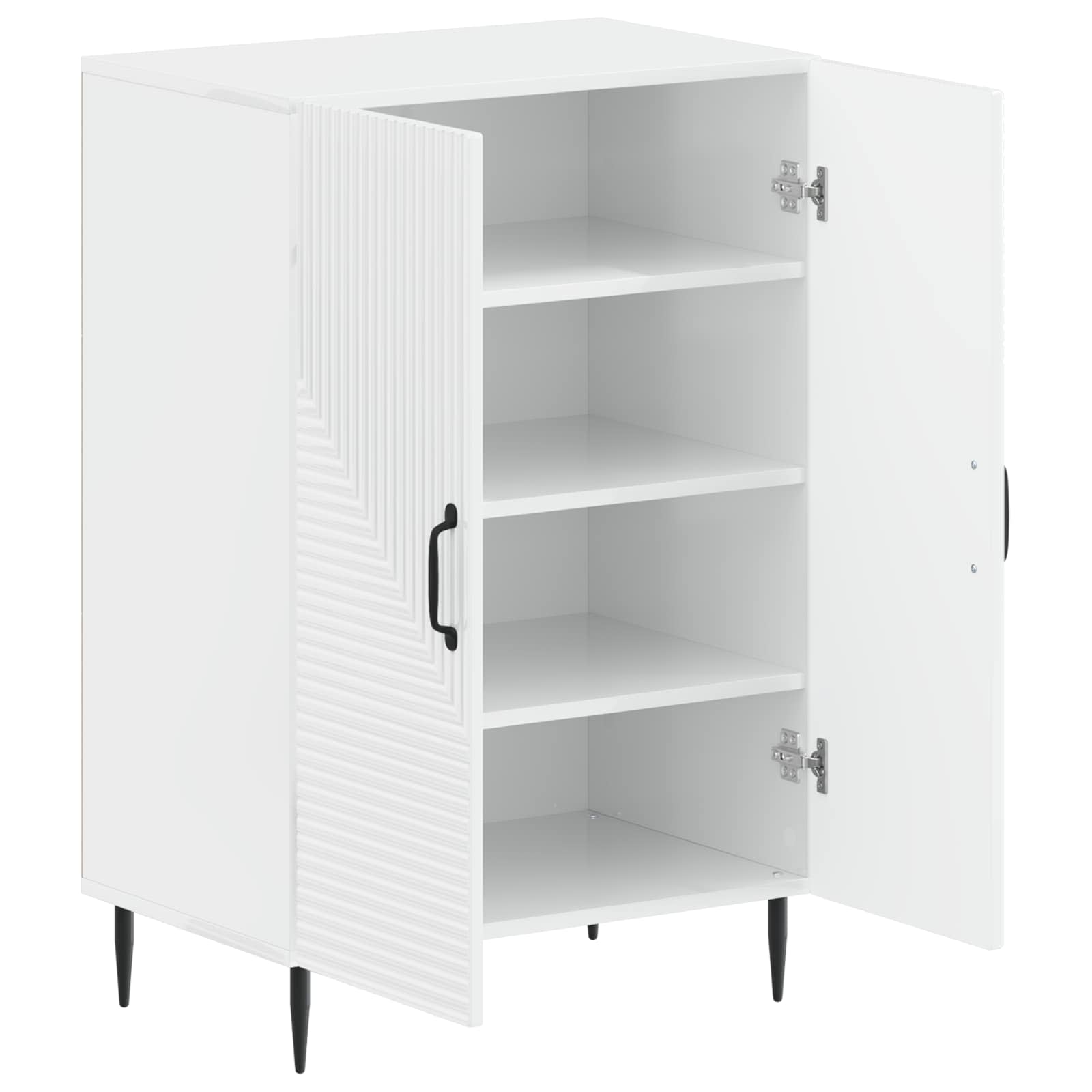 Schoenenkast HAARLEM 59,5 x 39,5 x 89,5 cm Bewerkt hout image 2