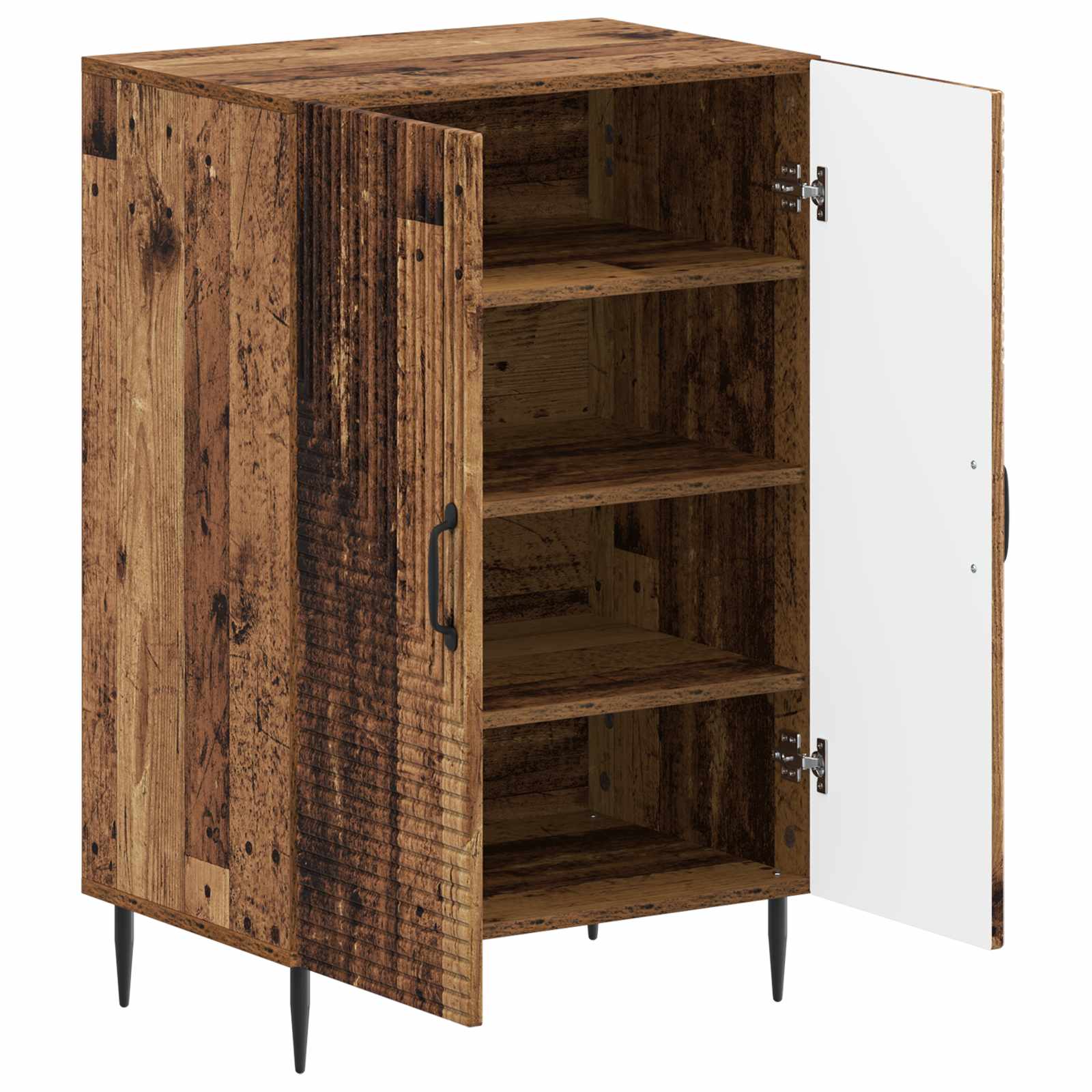 Schoenenkast HAARLEM 59,5 x 39,5 x 89,5 cm Bewerkt hout image 2