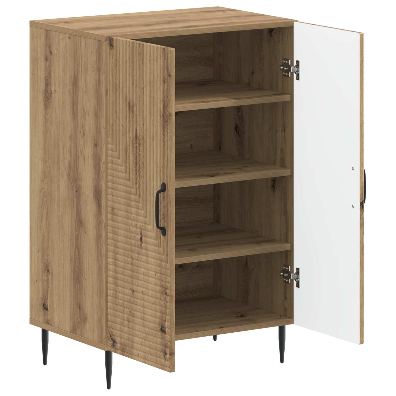 Schoenenkast HAARLEM 59,5 x 39,5 x 89,5 cm Bewerkt hout image 2