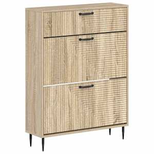 vidaXL Kinga kapp HAARLEM 78 x 24 x 103 cm Tehispuit Sonoma tamm