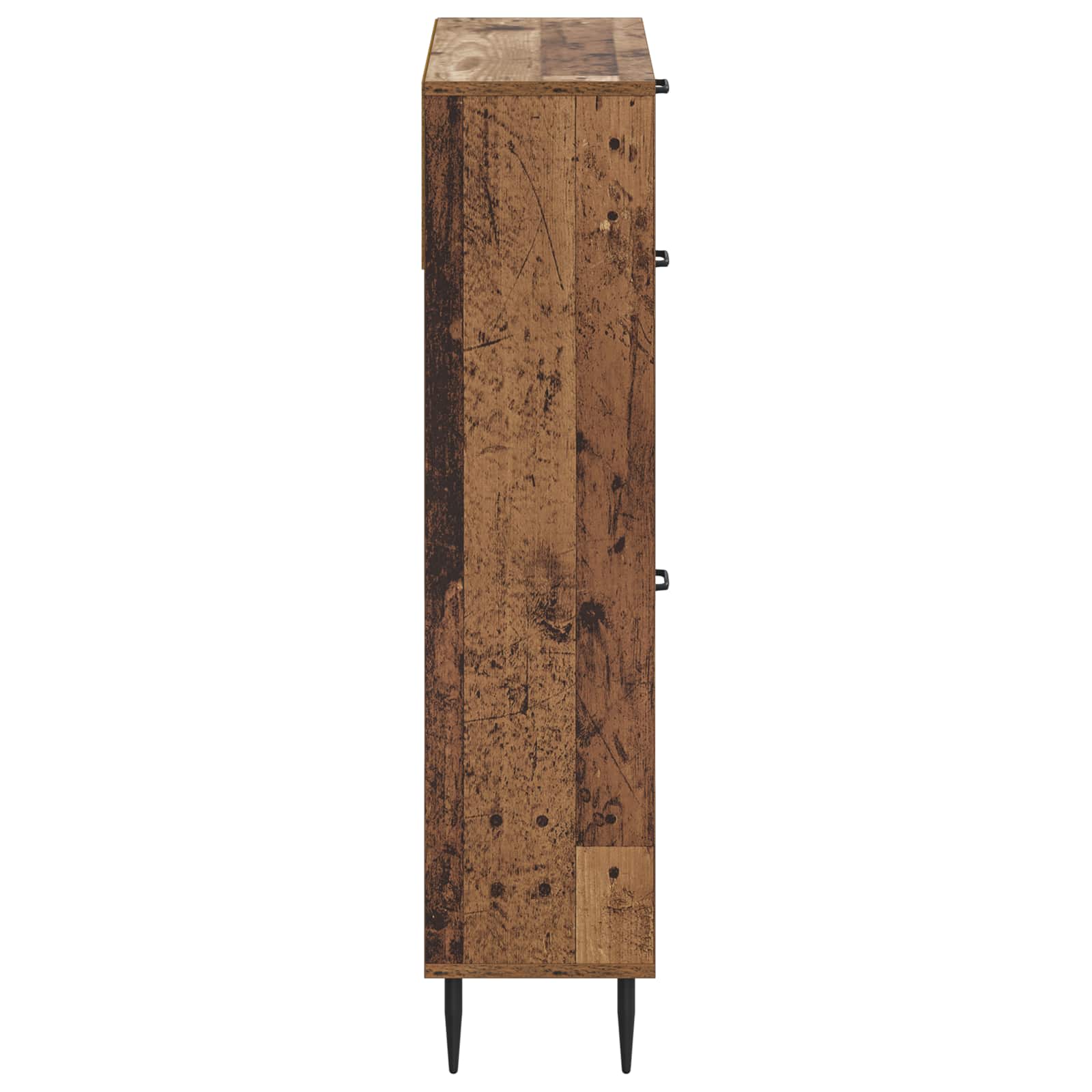 Schoenenkast HAARLEM 78 x 24 x 103 cm Bewerkt hout Oud hout image 4