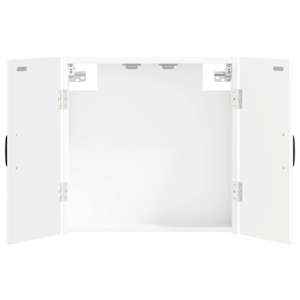 vidaXL Dartboardi kapp HAARLEM Valge 52,5 x 10,5 x 53,5 cm Tehispuit