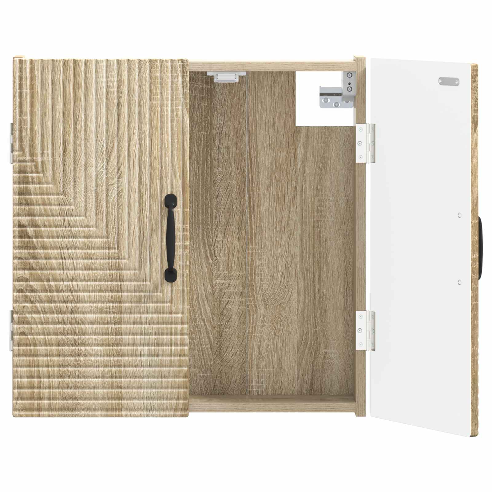 vidaXL Skříň na terče HAARLEM Dub sonoma 52,5 x 10,5 x 53,5 cm