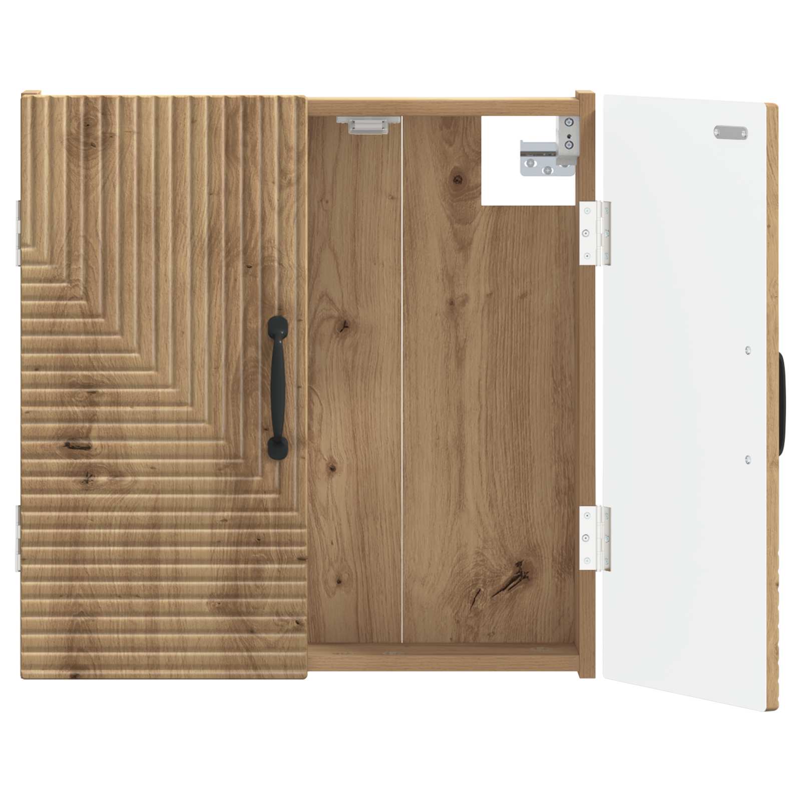 vidaXL Skříň na terče HAARLEM Dub artisan 52,5 x 10,5 x 53,5 cm