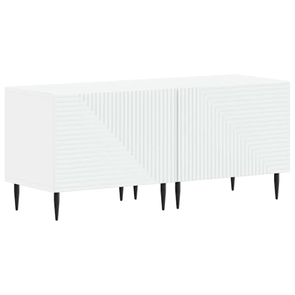 vidaXL Telerikapp Valge Tehispuit
