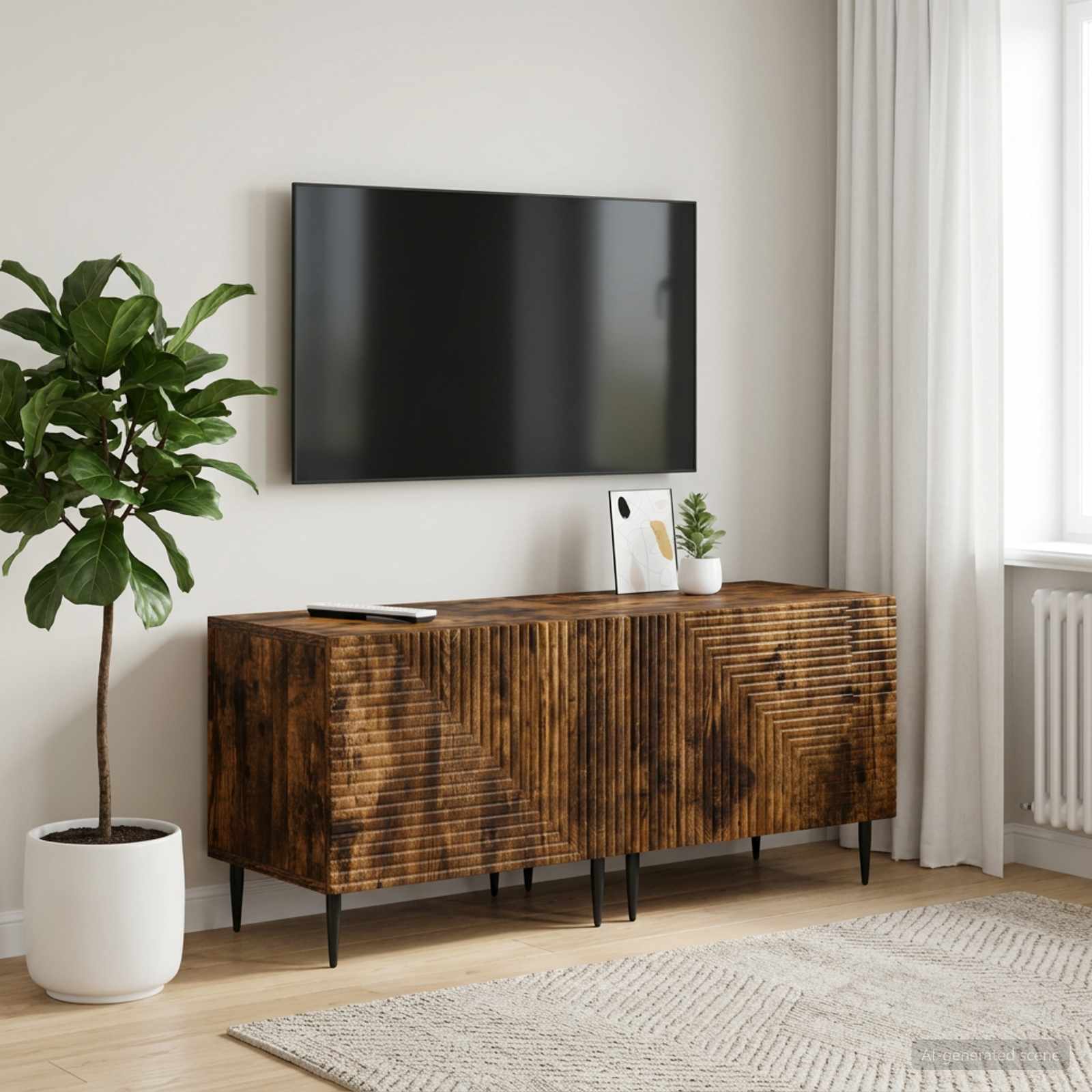 TV-kaappi Savutammi Tekninen puu