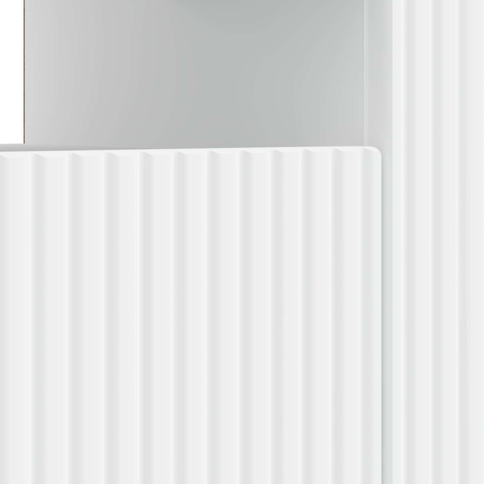 LED TV-kaappi valkoinen Tekninen puu - Image 7