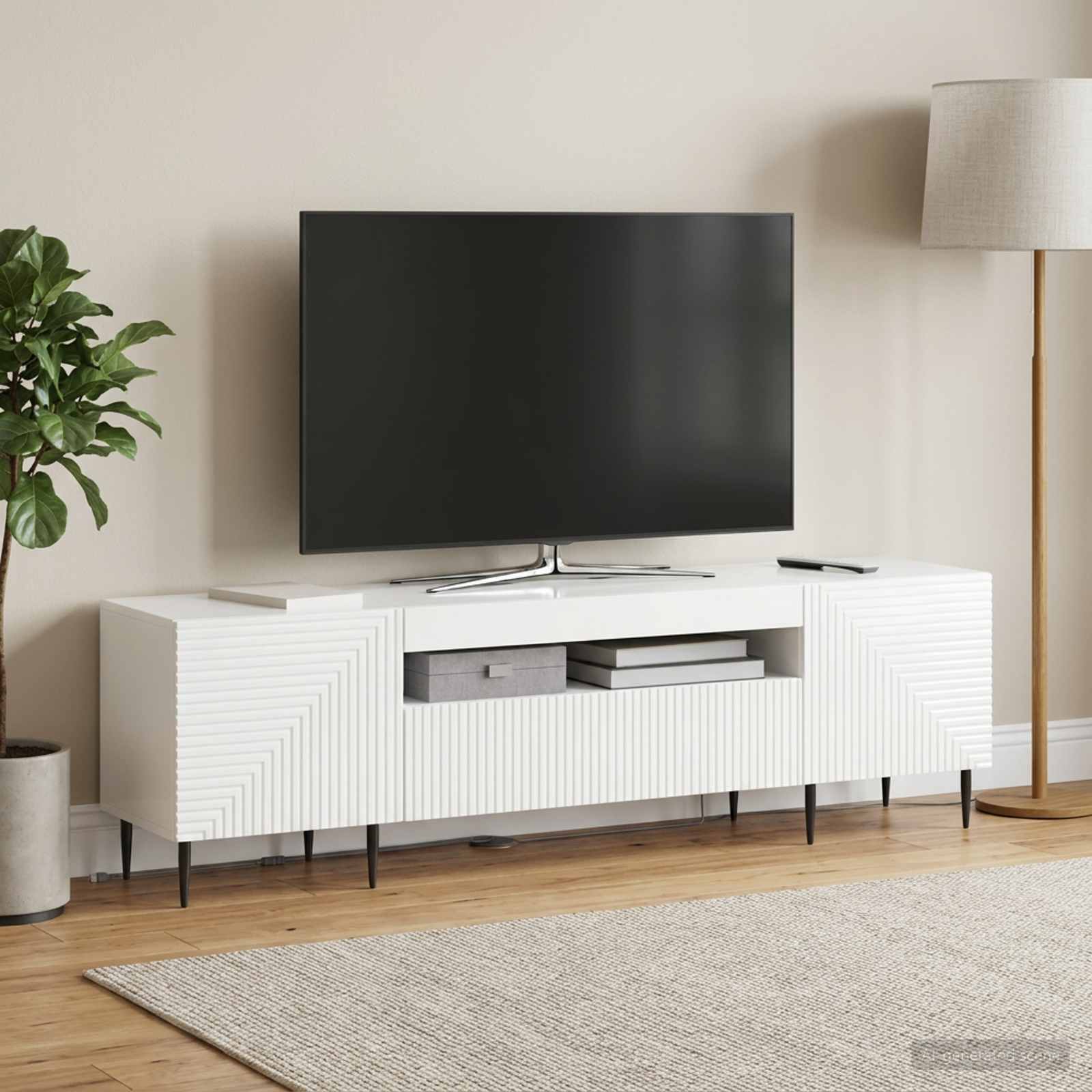 LED TV-kaappi HAARLEM 153 x 35 x 43 cm - Image 4