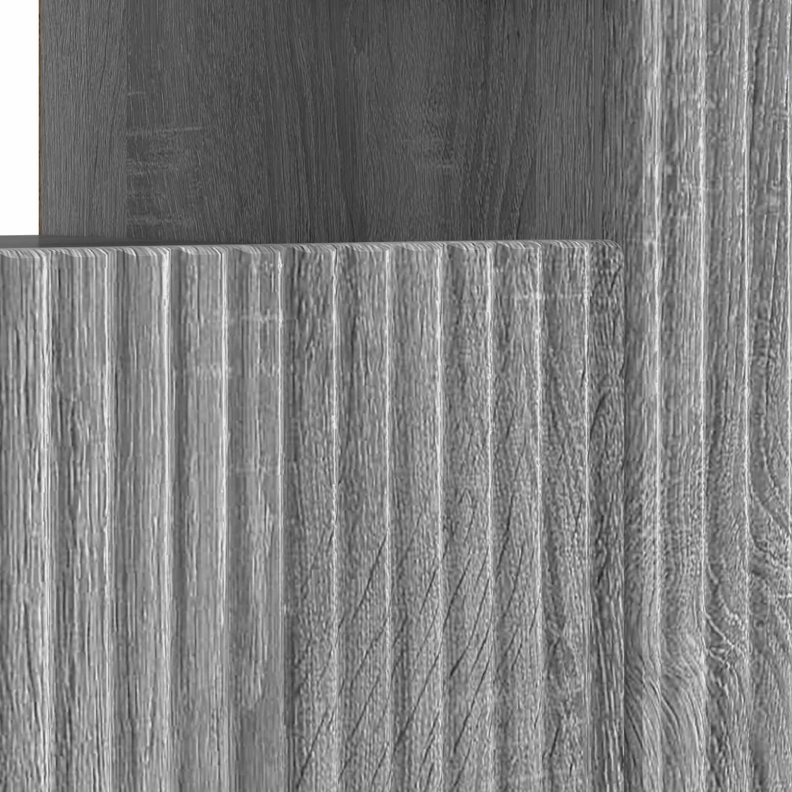 LED TV-kaappi Harmaa Sonoma Tekninen puu - Image 7