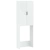 vidaXL Tualettkabinet HAARLEM Valge 66 x 25,5 x 190 cm Tehispuit