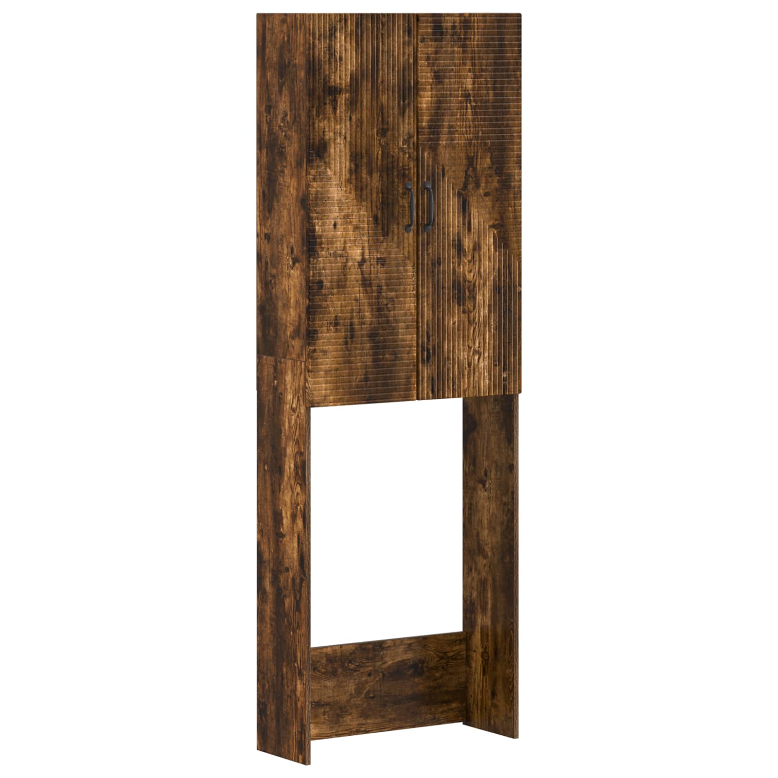 vidaXL Toalett skåp HAARLEM Rökt ek 66 x 25,5 x 190 cm Konstruerat trä