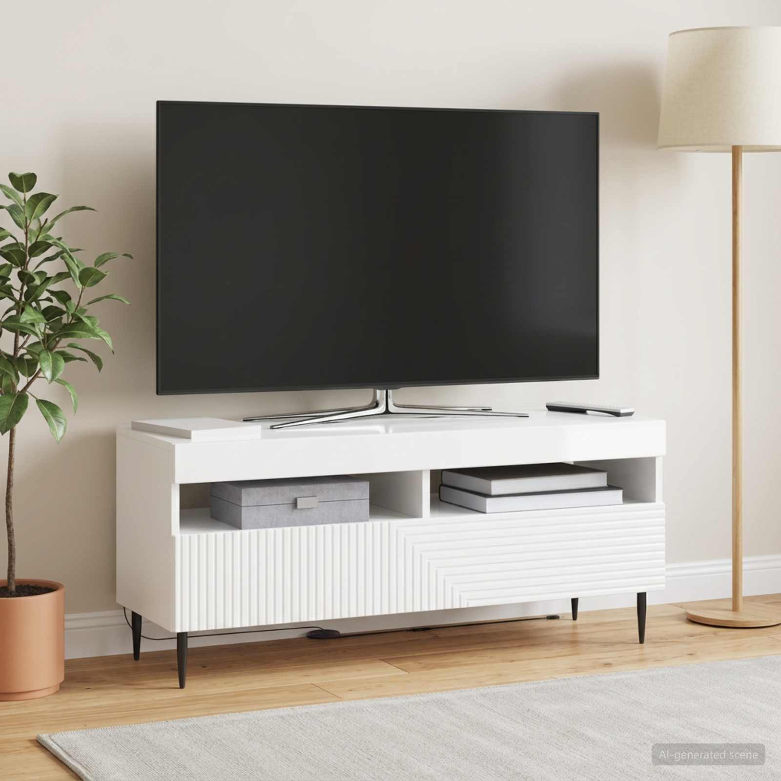 LED TV-kaappi HAARLEM 100 x 35 x 43 cm - Image 4