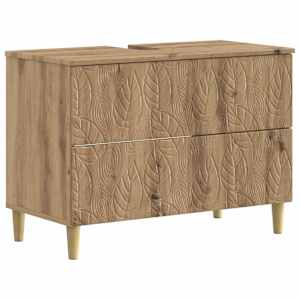vidaXL Vannitoa kraanikausi kapp DELFT Artisan tamm 82 x 41 x 59 cm