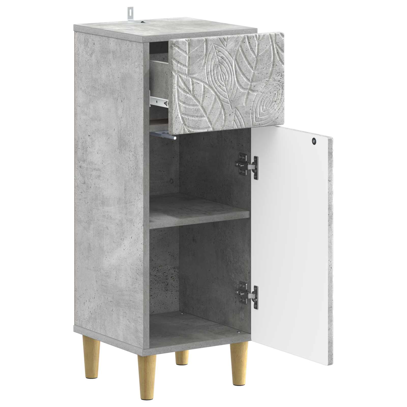 Badkamer Opbergkast DELFT Betongrijs 30 x 31 x 80 cm - Afbeelding 3