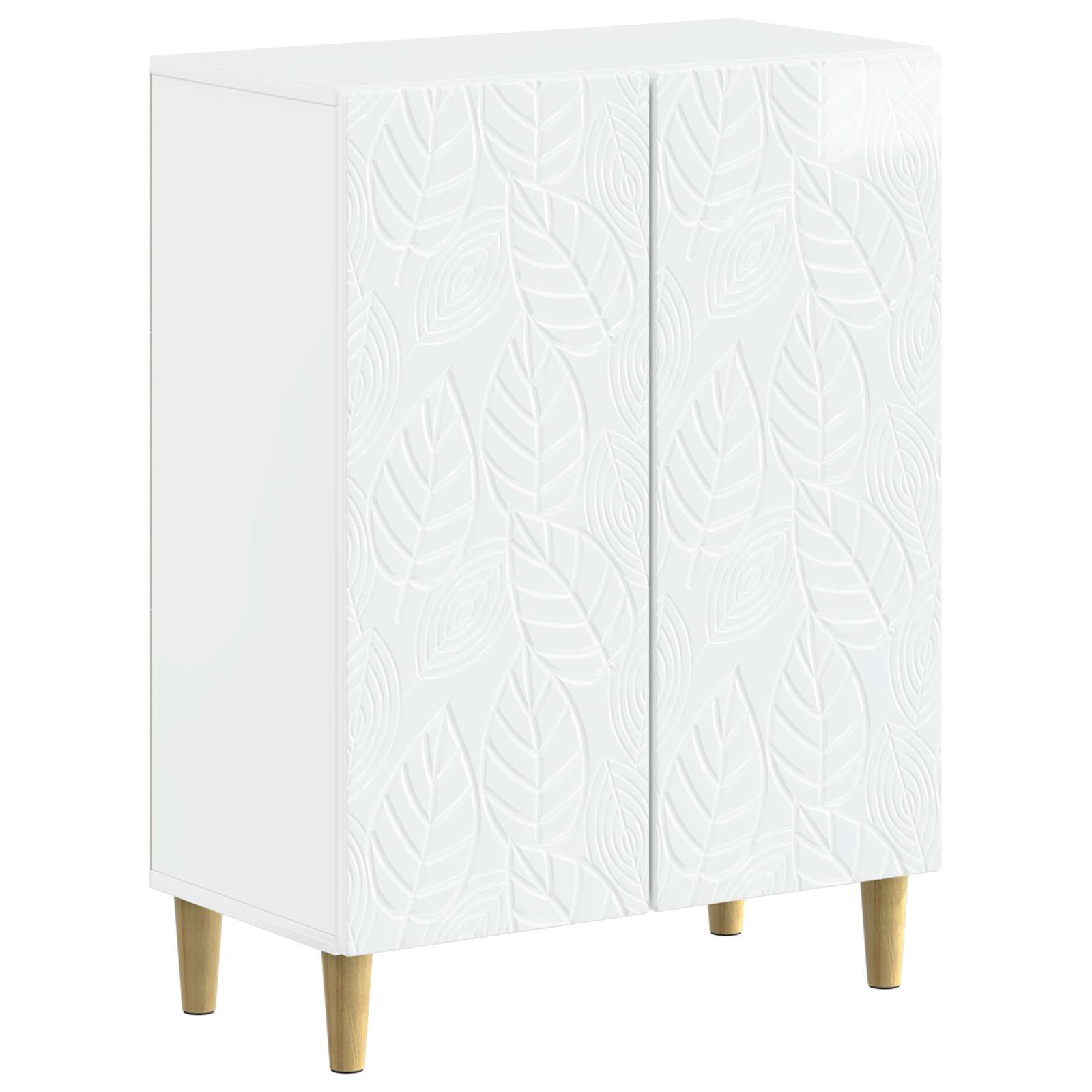 vidaXL Badkamer Opbergkast DELFT Hoogglans Wit 59,5 x 31 x 80 cm