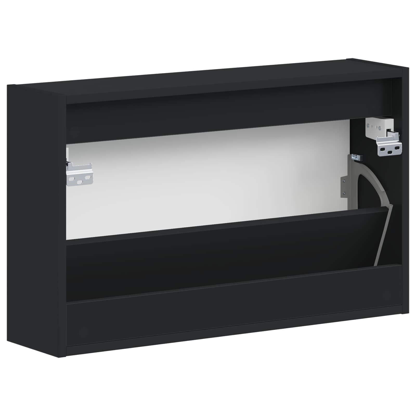 Wandgemonteerde Schoenkast DELFT 71 x 17 x 43 cm Bewerkt hout image 5