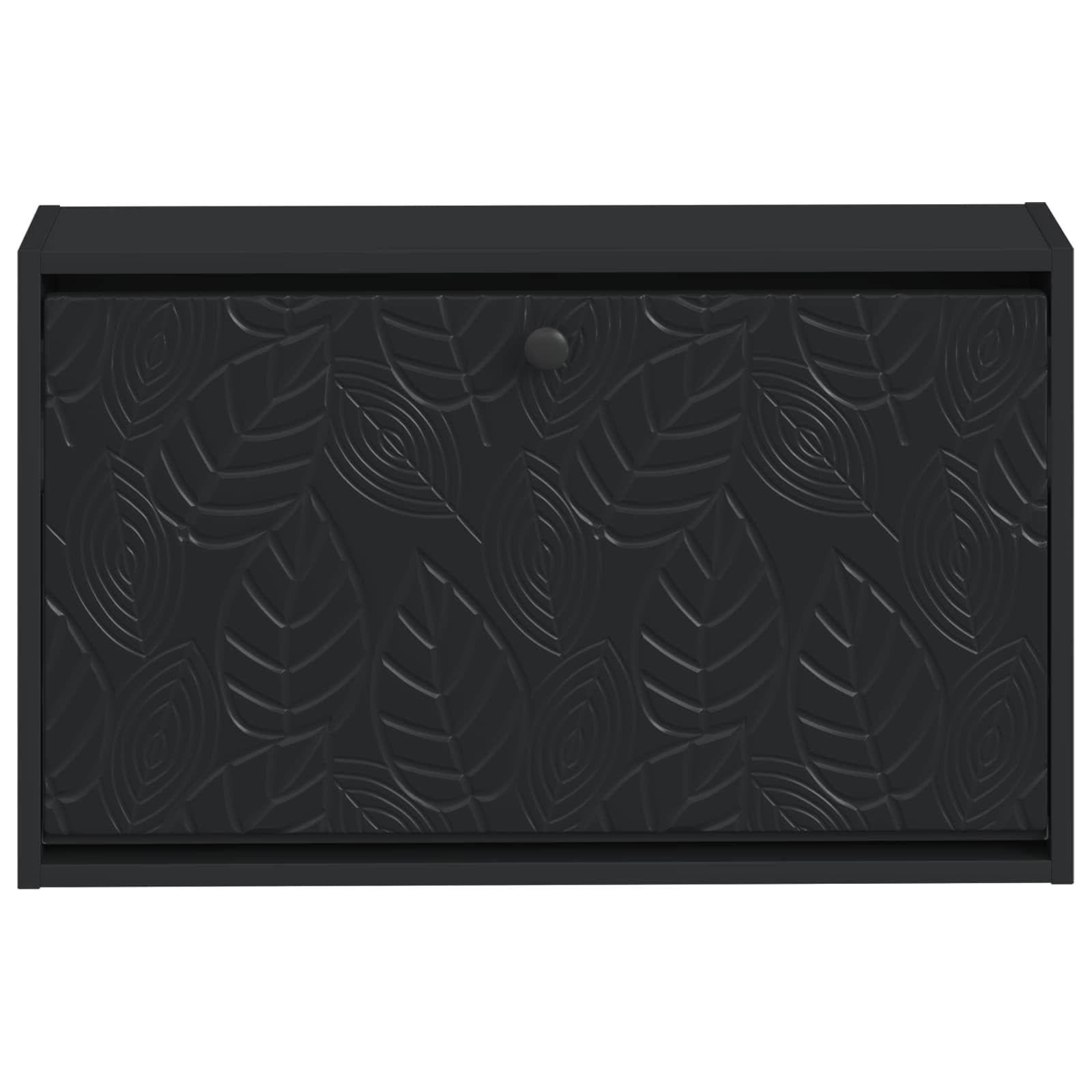 Wandgemonteerde Schoenkast DELFT 71 x 17 x 43 cm Bewerkt hout image 3