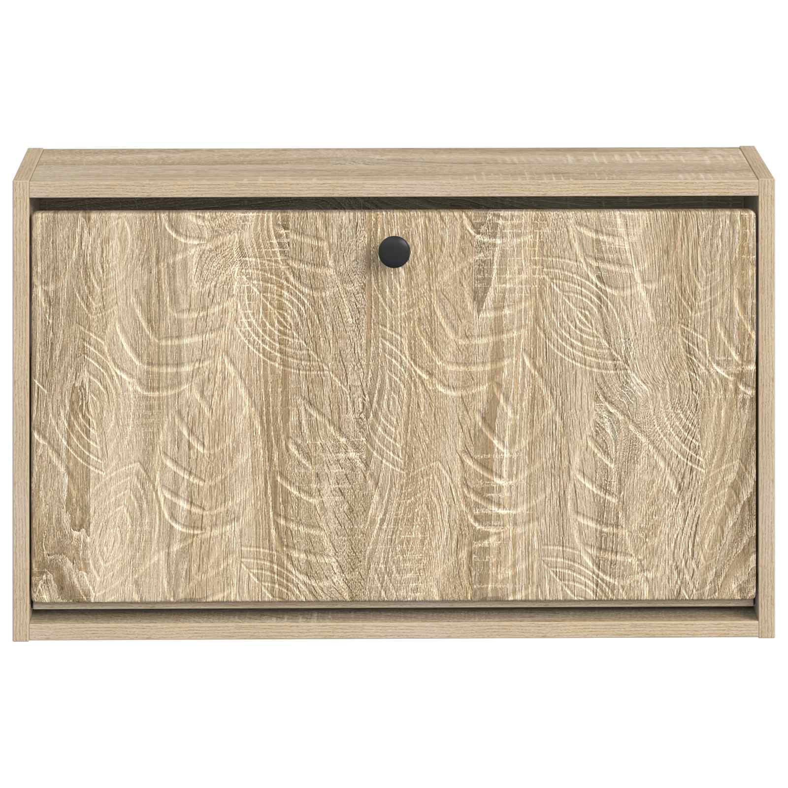 Wandgemonteerde Schoenkast DELFT 71 x 17 x 43 cm Bewerkt hout image 3