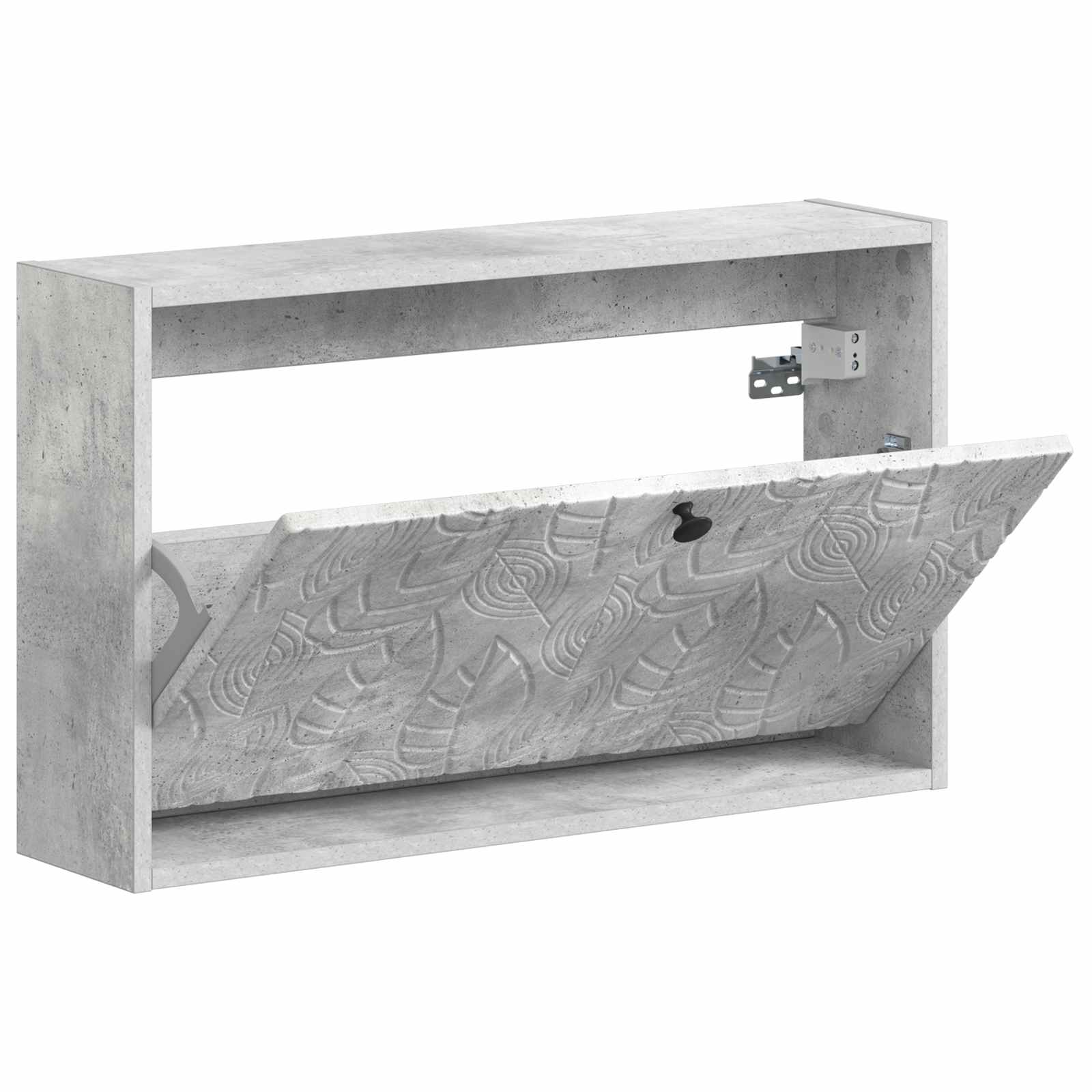 Wandgemonteerde Schoenkast DELFT 71 x 17 x 43 cm Bewerkt hout image 2