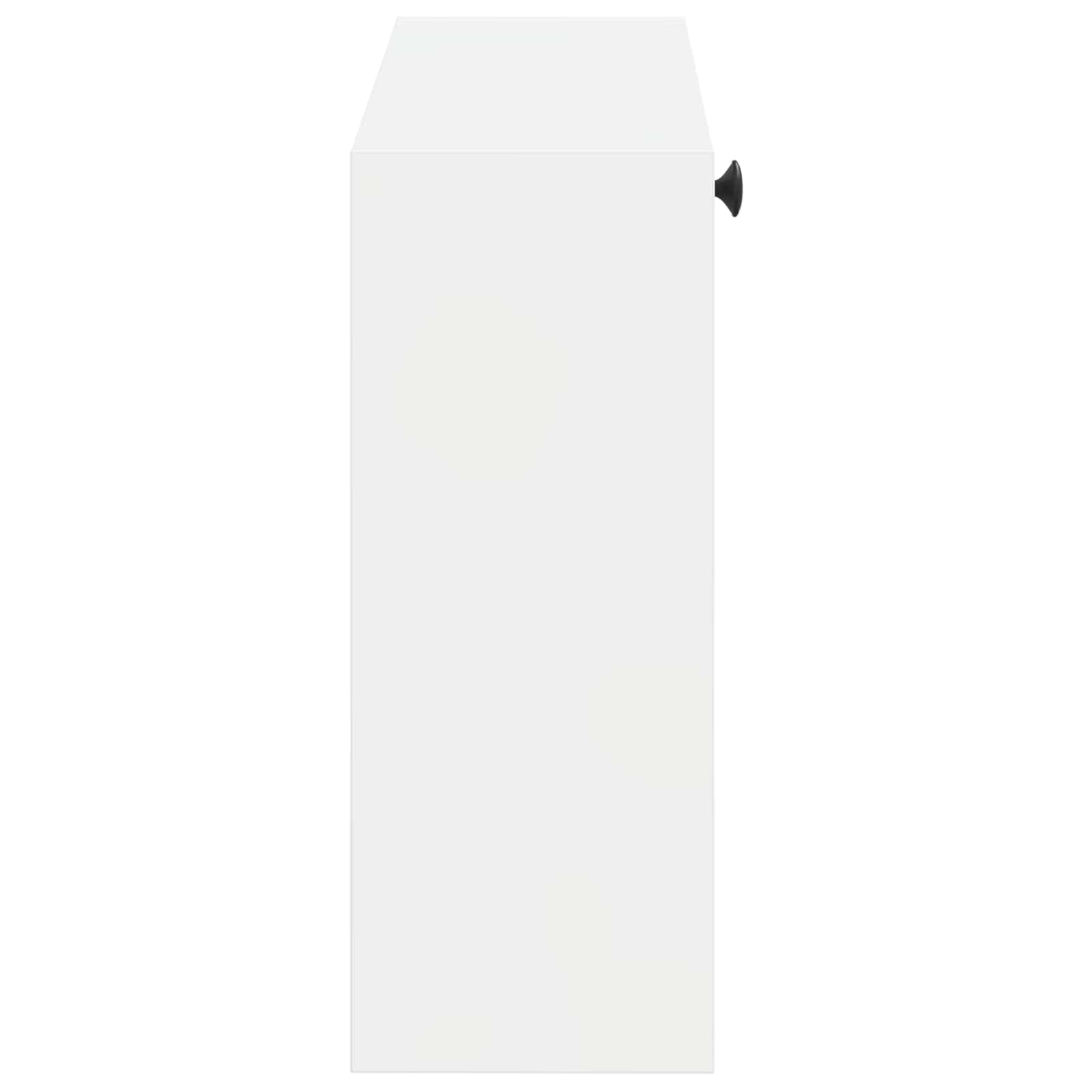 Wandgemonteerde Schoenkast DELFT 71 x 17 x 43 cm Bewerkt hout image 4