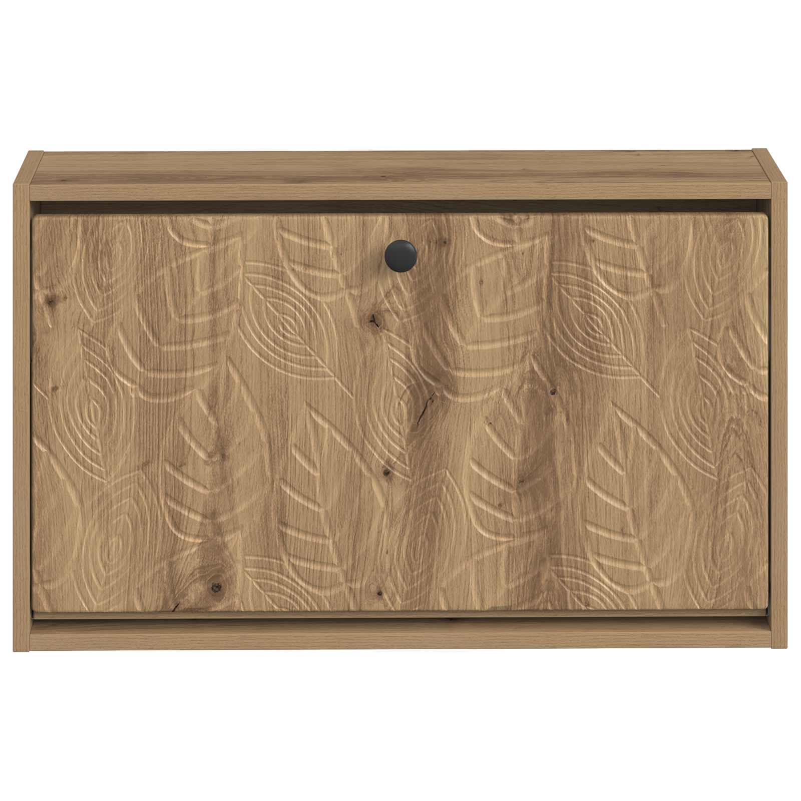 Wandgemonteerde Schoenkast DELFT 71 x 17 x 43 cm Bewerkt hout image 3