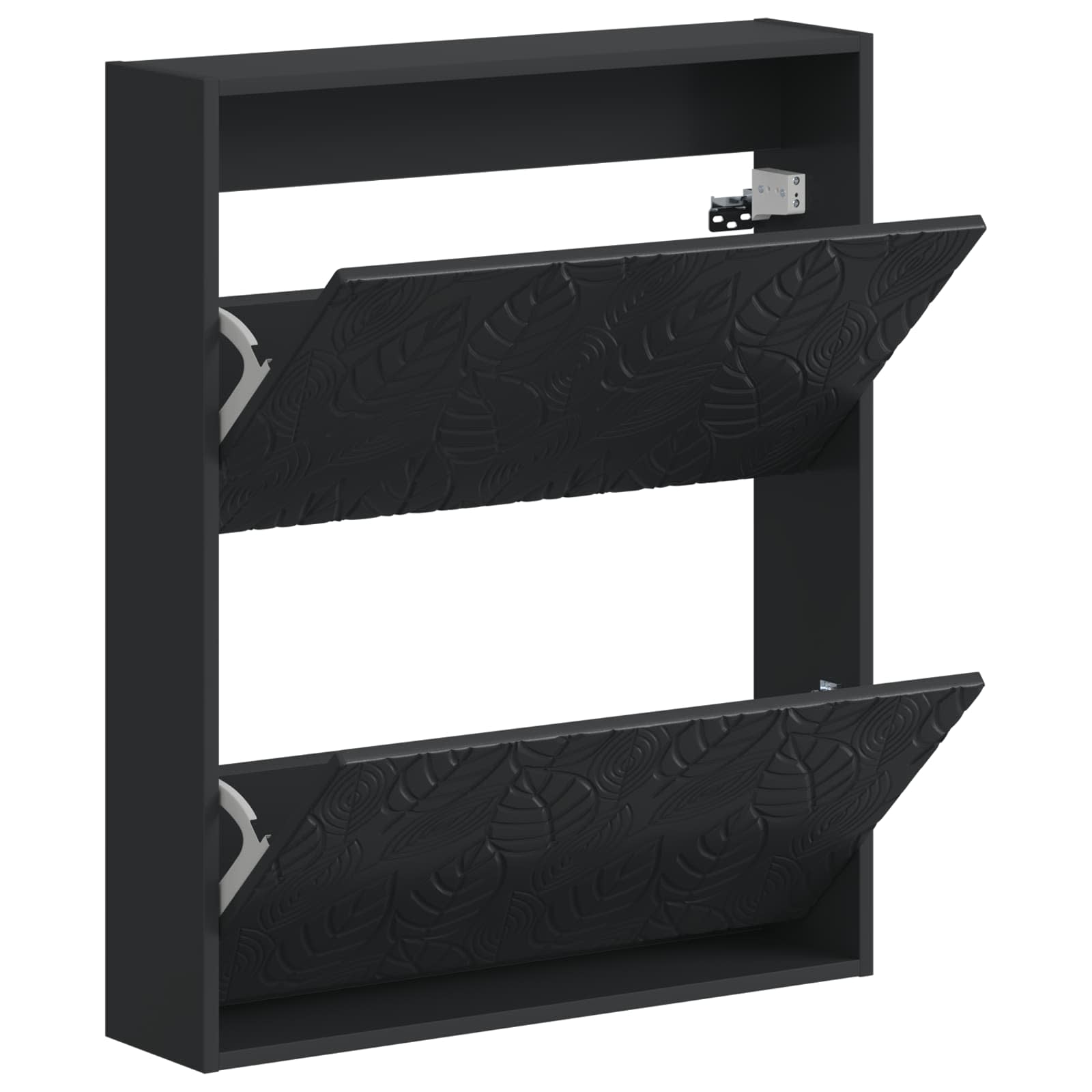 Wandgemonteerde Schoenkast DELFT 71 x 17 x 86 cm Bewerkt hout image 2