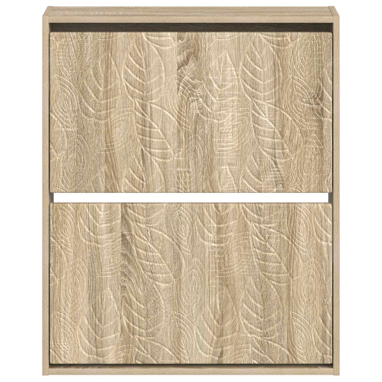 Wandgemonteerde Schoenkast DELFT 71 x 17 x 86 cm Bewerkt hout image 3