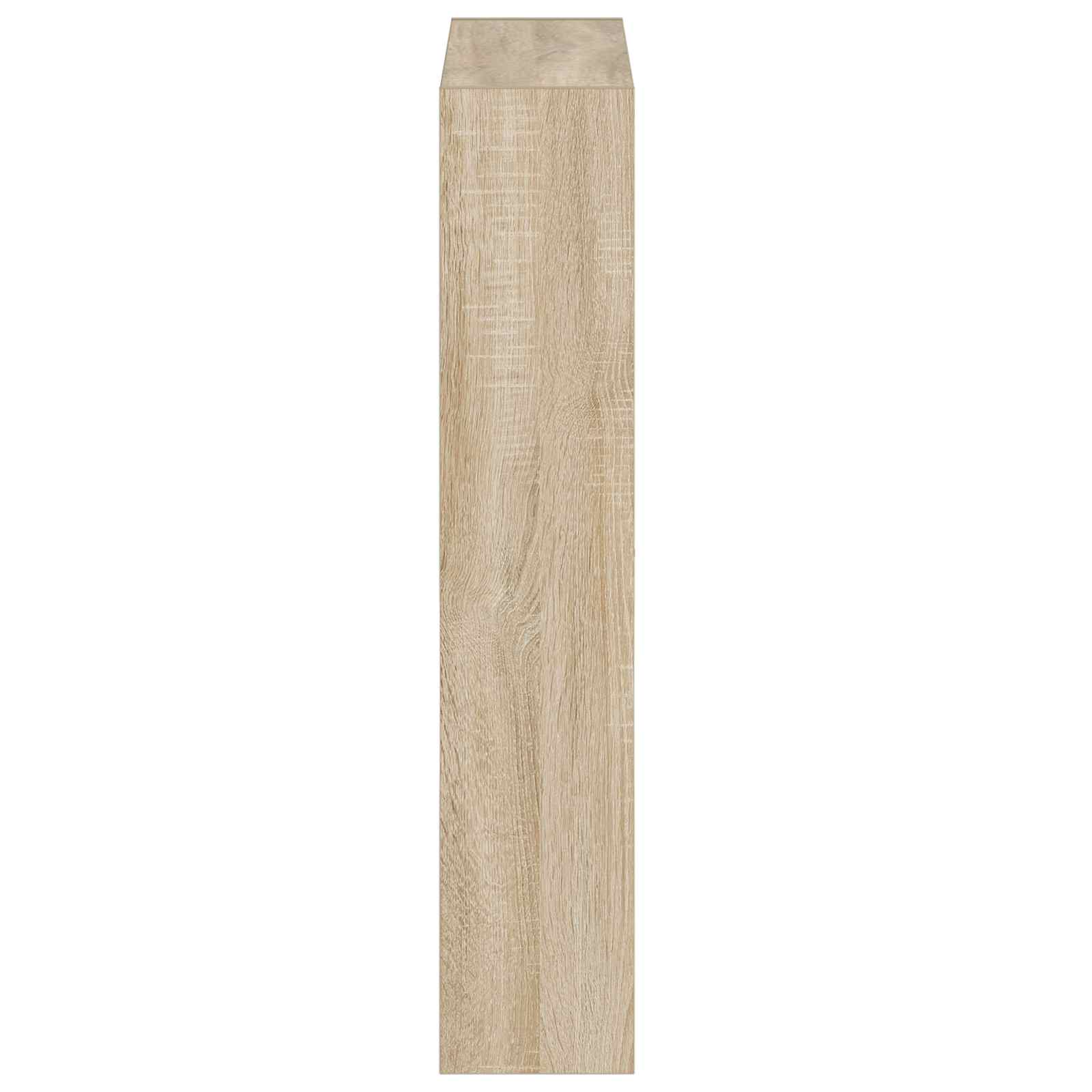 Wandgemonteerde Schoenkast DELFT 71 x 17 x 86 cm Bewerkt hout image 4
