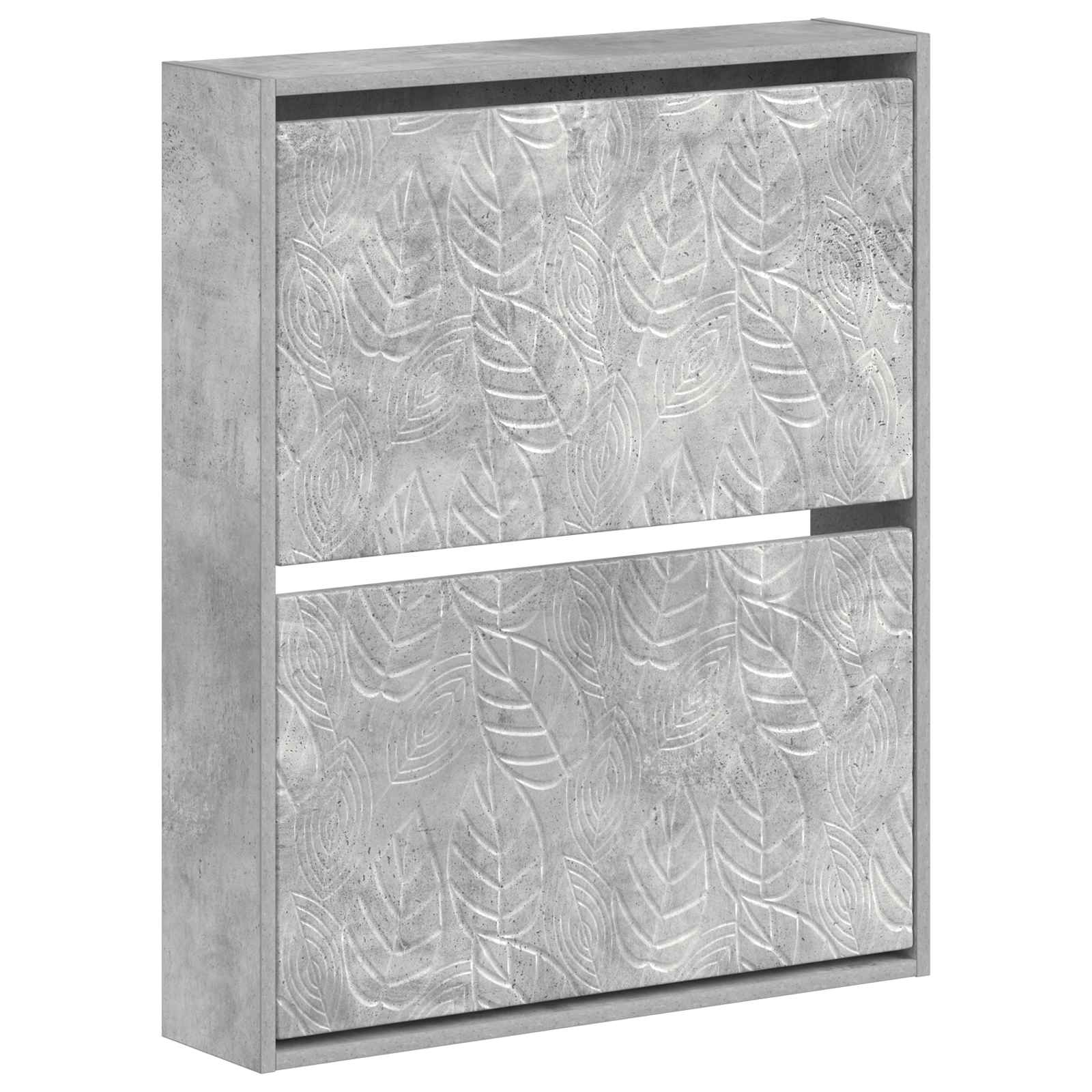 Wandgemonteerde Schoenkast DELFT 71 x 17 x 86 cm Bewerkt hout image 1