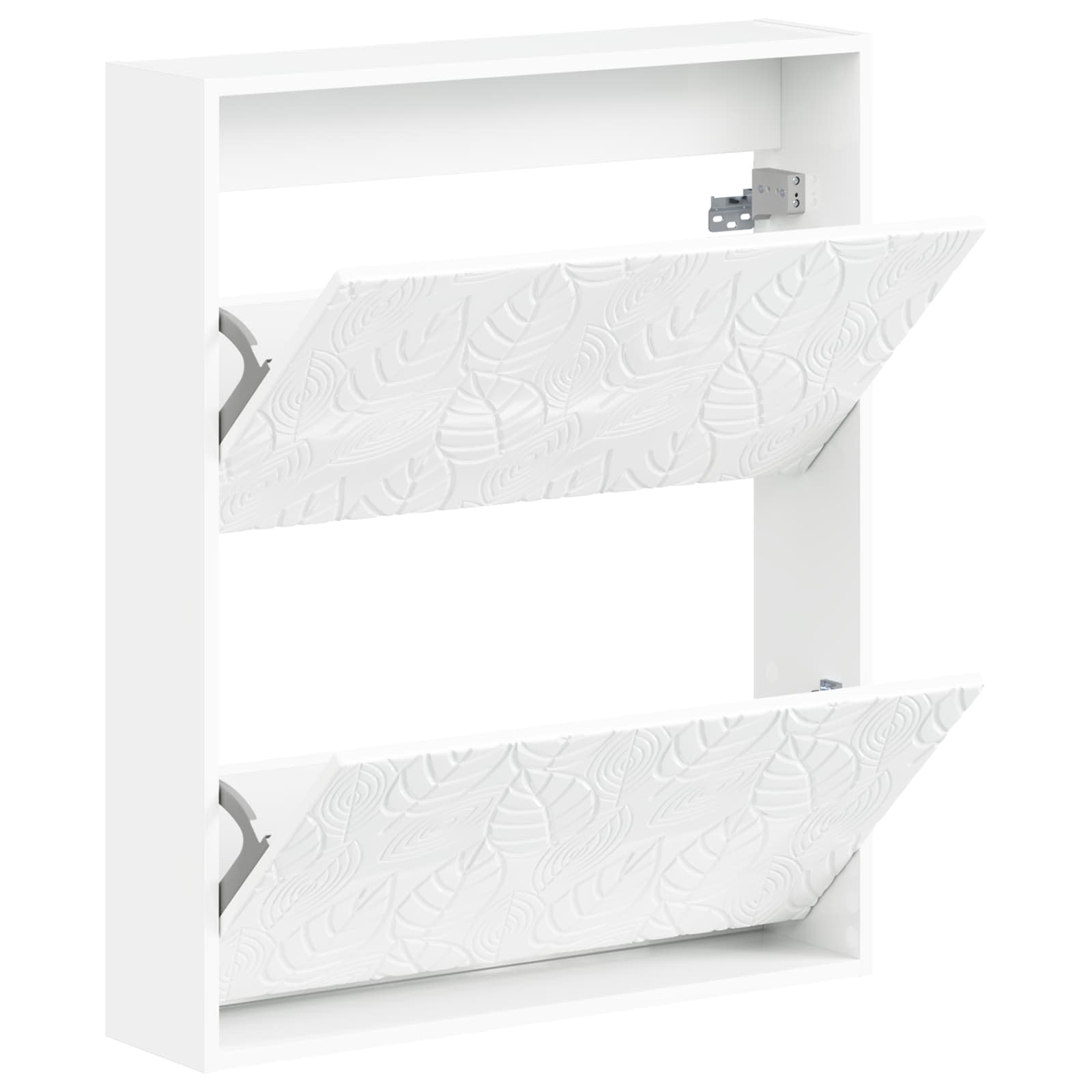 Wandgemonteerde Schoenkast DELFT 71 x 17 x 86 cm Bewerkt hout image 2