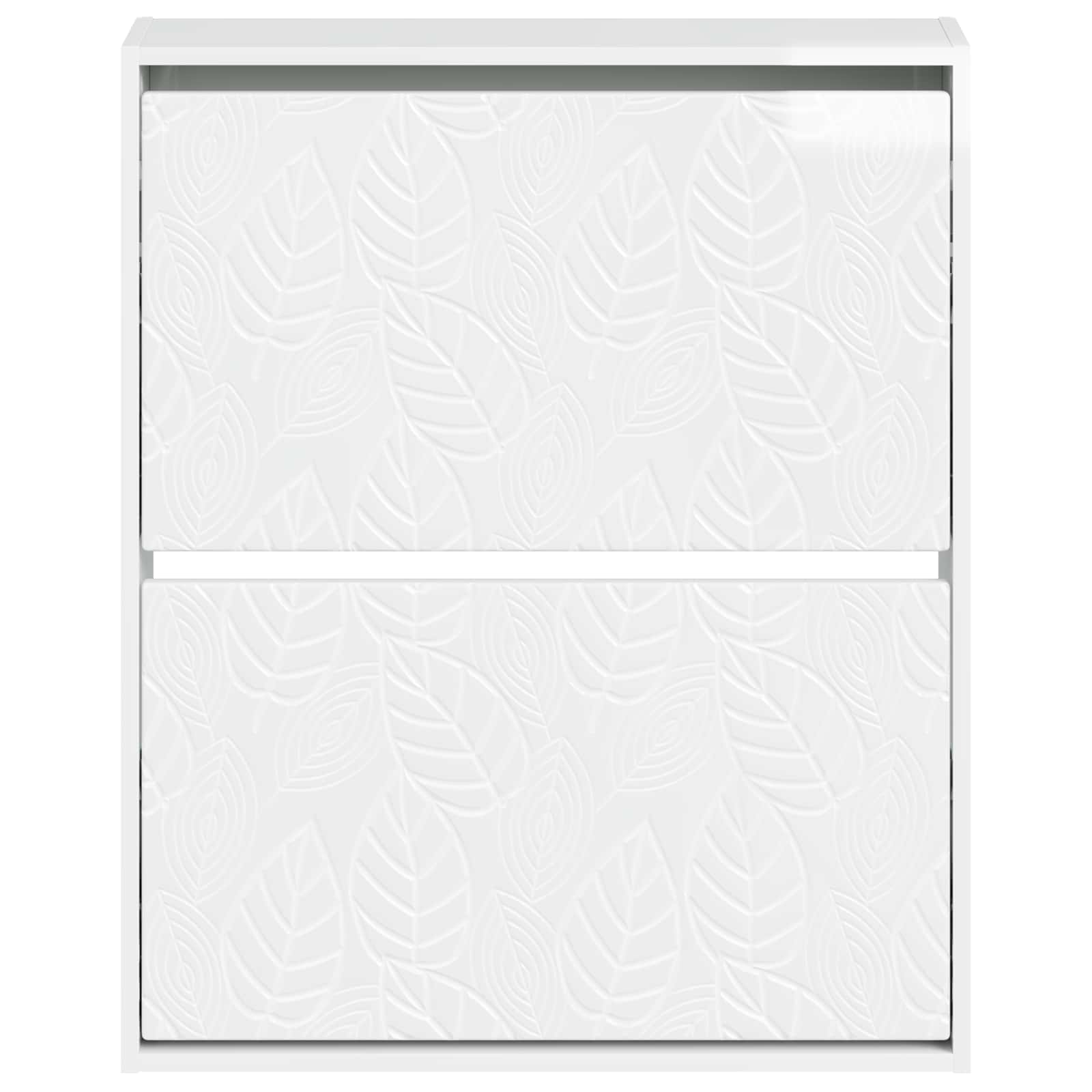 Wandgemonteerde Schoenkast DELFT 71 x 17 x 86 cm Bewerkt hout image 3