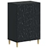 vidaXL Kinga kapp DELFT 59,5 x 39,5 x 90 cm Tehispuit Must