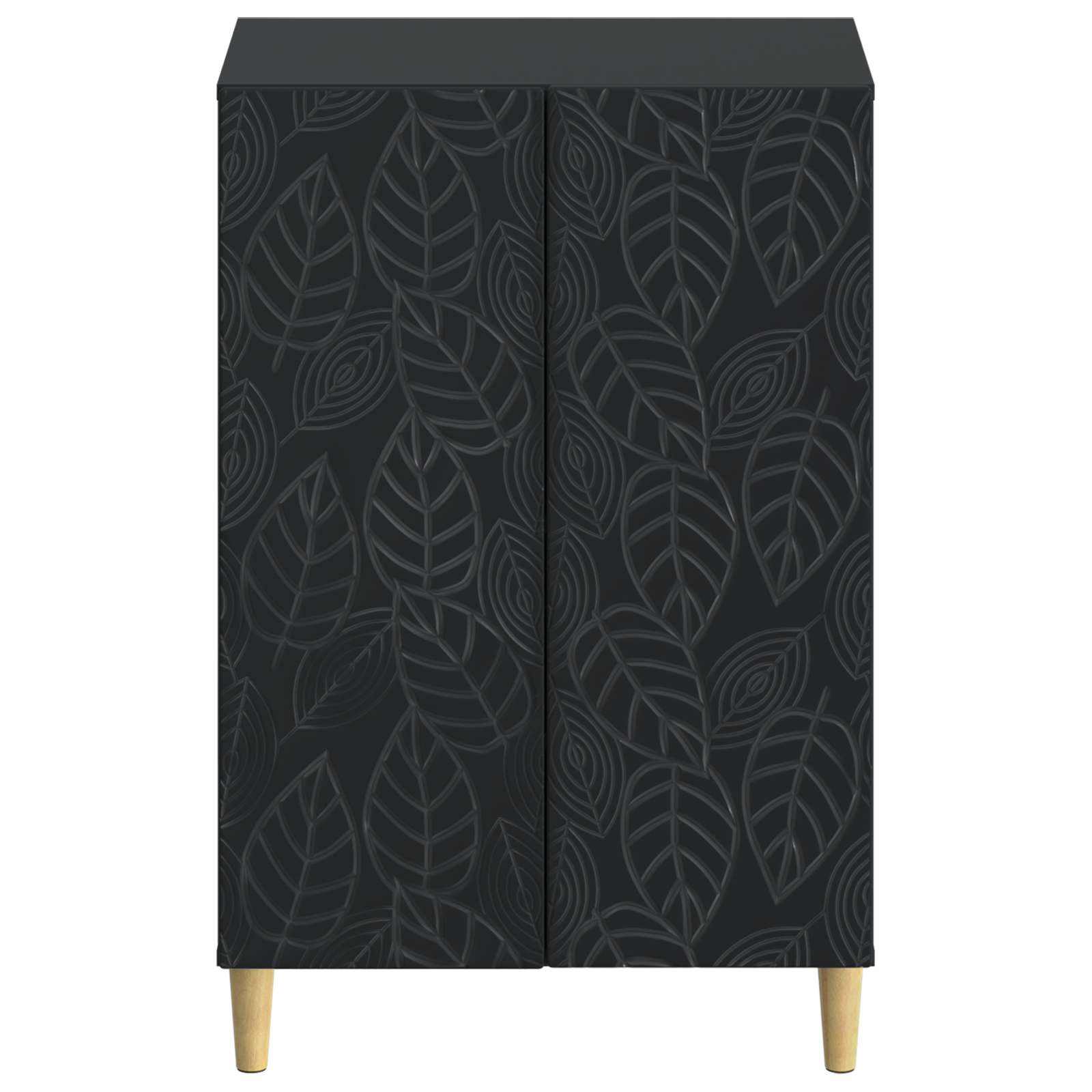 Schoenenkast DELFT 59,5 x 39,5 x 90 cm Bewerkt hout Zwart image 3