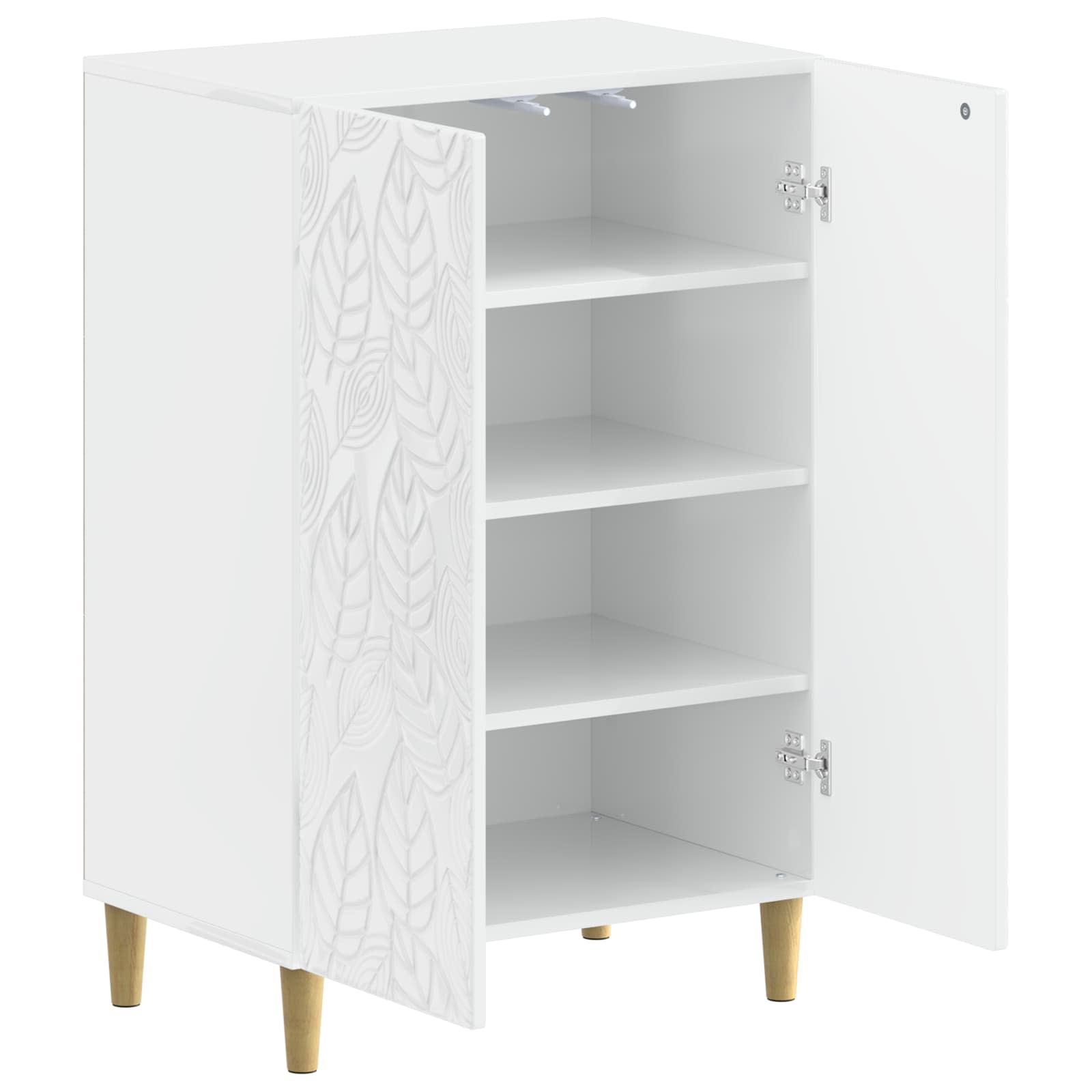 Schoenenkast DELFT 59,5 x 39,5 x 90 cm Bewerkt hout image 2