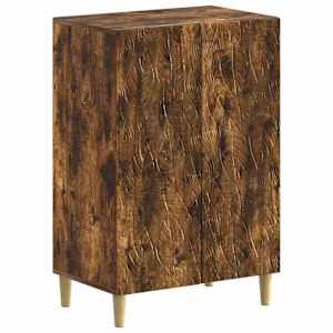 vidaXL Kinga kapp DELFT 59,5 x 39,5 x 90 cm Tehispuit Suitsutatud tamm
