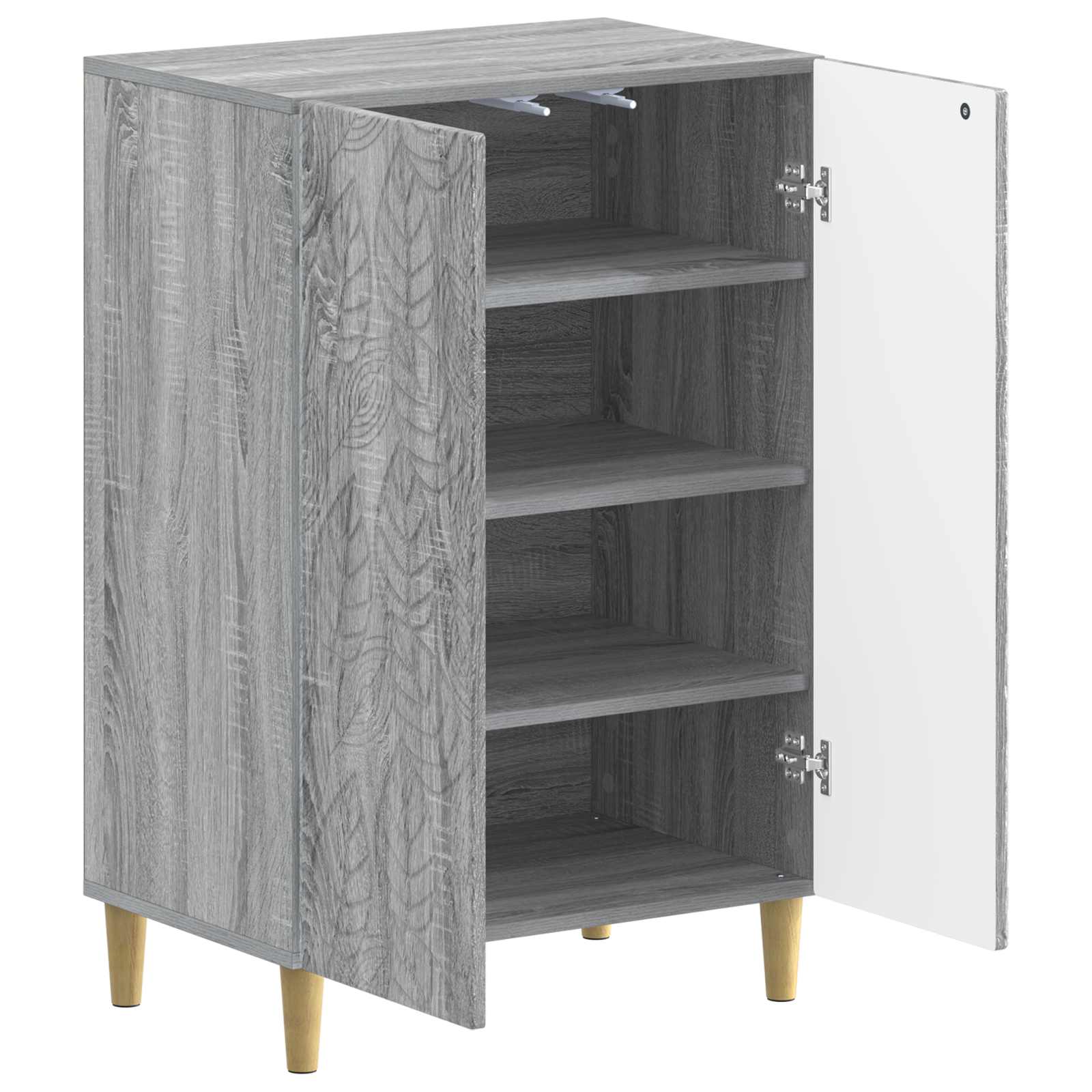 Schoenenkast DELFT 59,5 x 39,5 x 90 cm Bewerkt hout image 2