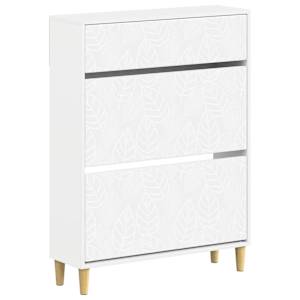 vidaXL Kinga kapp DELFT 78 x 24 x 103 cm Tehispuit Valge