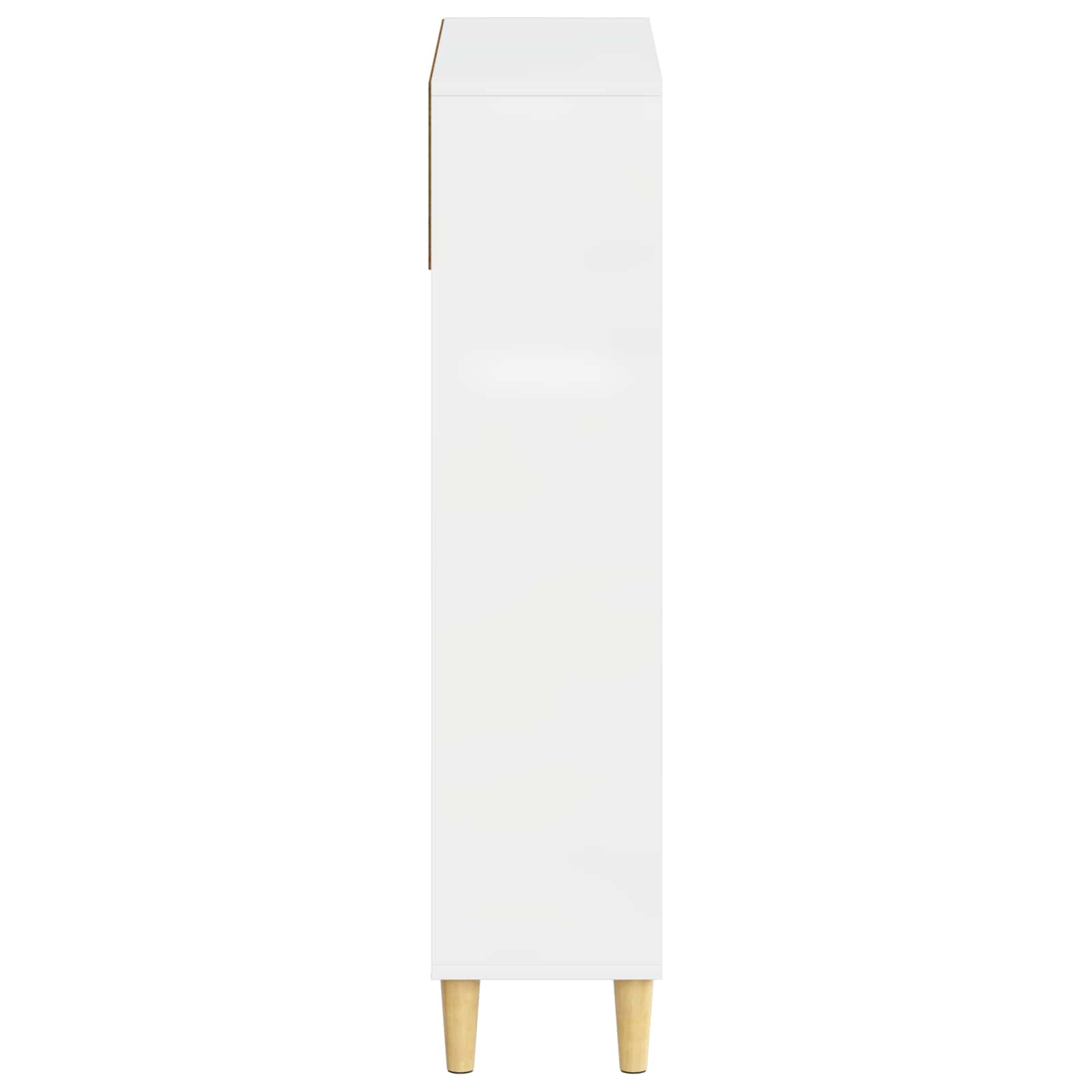 Schoenenkast DELFT 78 x 24 x 103 cm Bewerkt hout Hoogglans Wit image 4