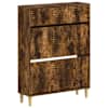 vidaXL Kinga kapp DELFT 78 x 24 x 103 cm Tehispuit Suitsutatud tamm