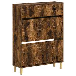 vidaXL Kinga kapp DELFT 78 x 24 x 103 cm Tehispuit Suitsutatud tamm