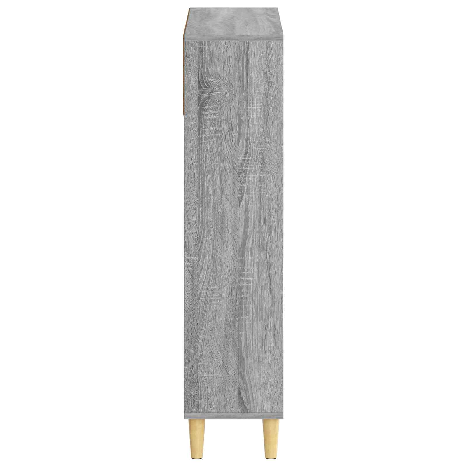 Schoenenkast DELFT 78 x 24 x 103 cm Bewerkt hout Grijs Sonoma image 4