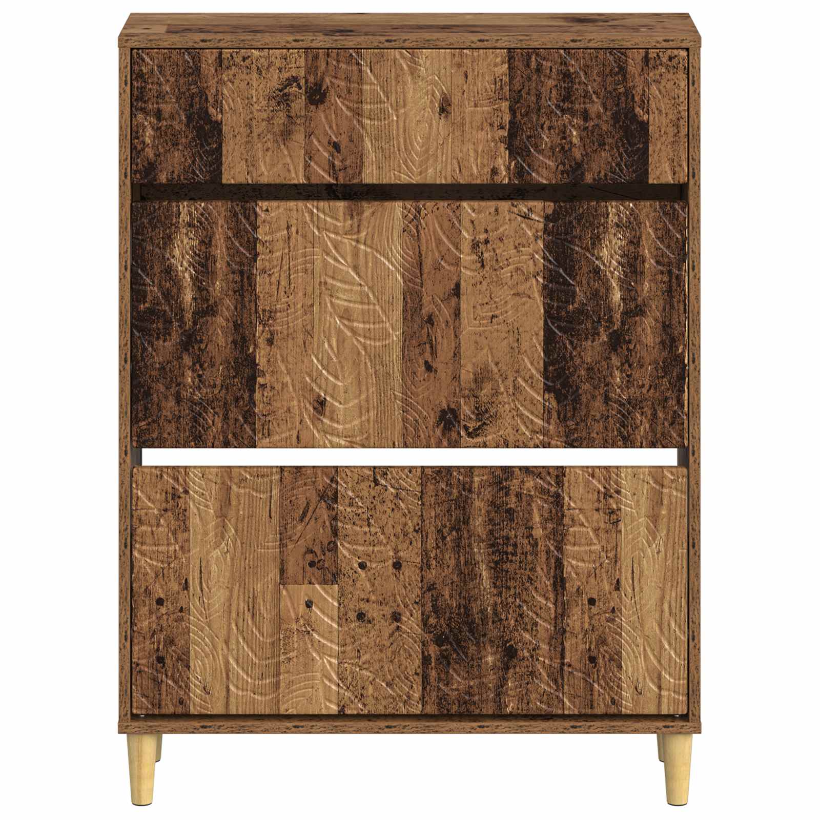Schoenenkast DELFT 78 x 24 x 103 cm Bewerkt hout Oud hout image 3