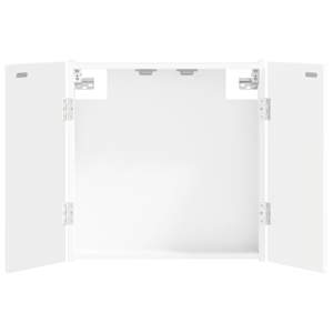 vidaXL Dartboardi kapp DELFT Valge 52,5 x 10,5 x 53,5 cm Tehispuit