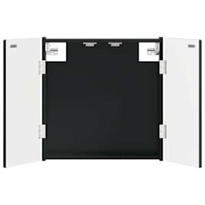 vidaXL Dartboardi kapp DELFT Must 52,5 x 10,5 x 53,5 cm Tehispuit
