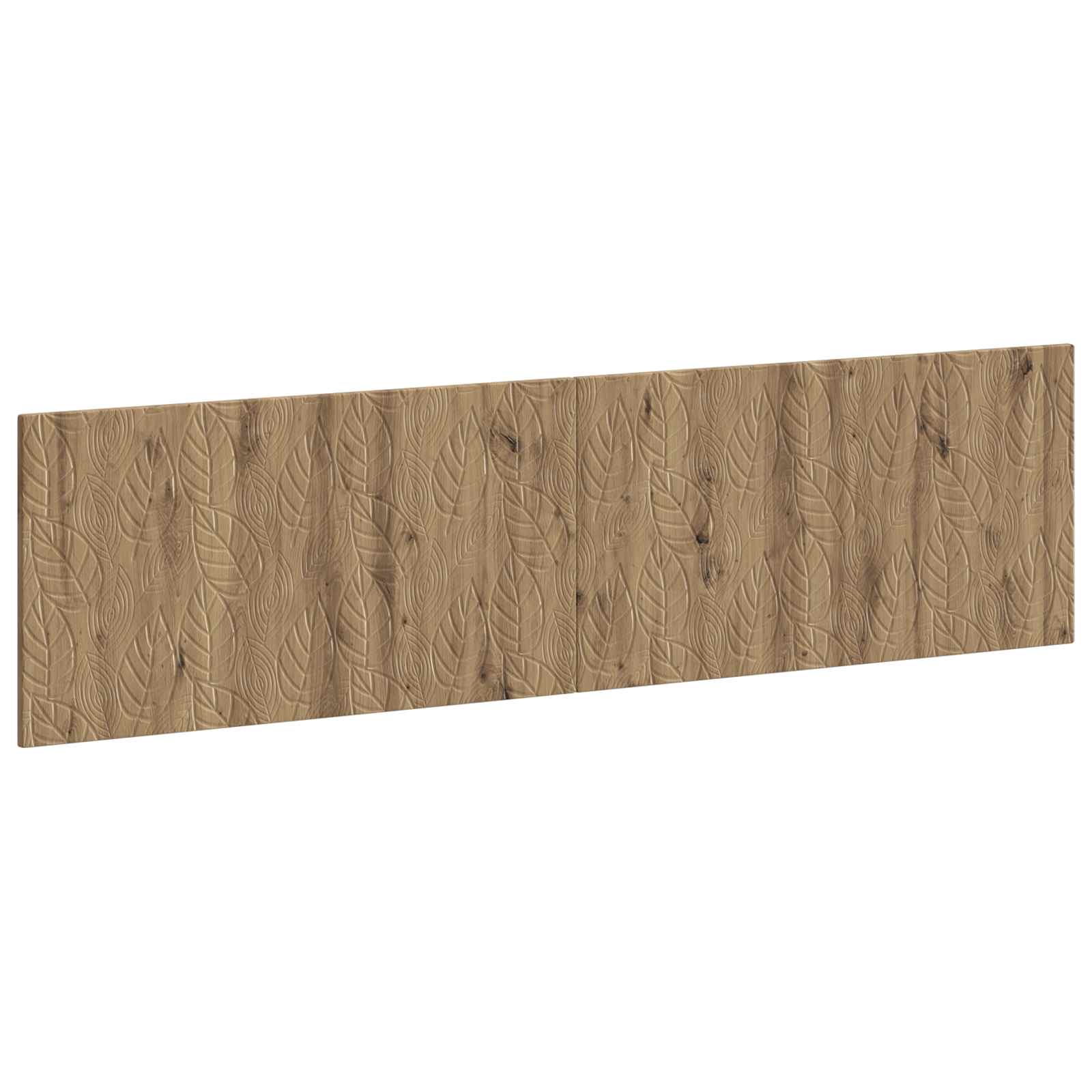 Wandgemonteerd Hoofdeinde DELFT Artisanaal eiken Bewerkt hout – afbeelding 1