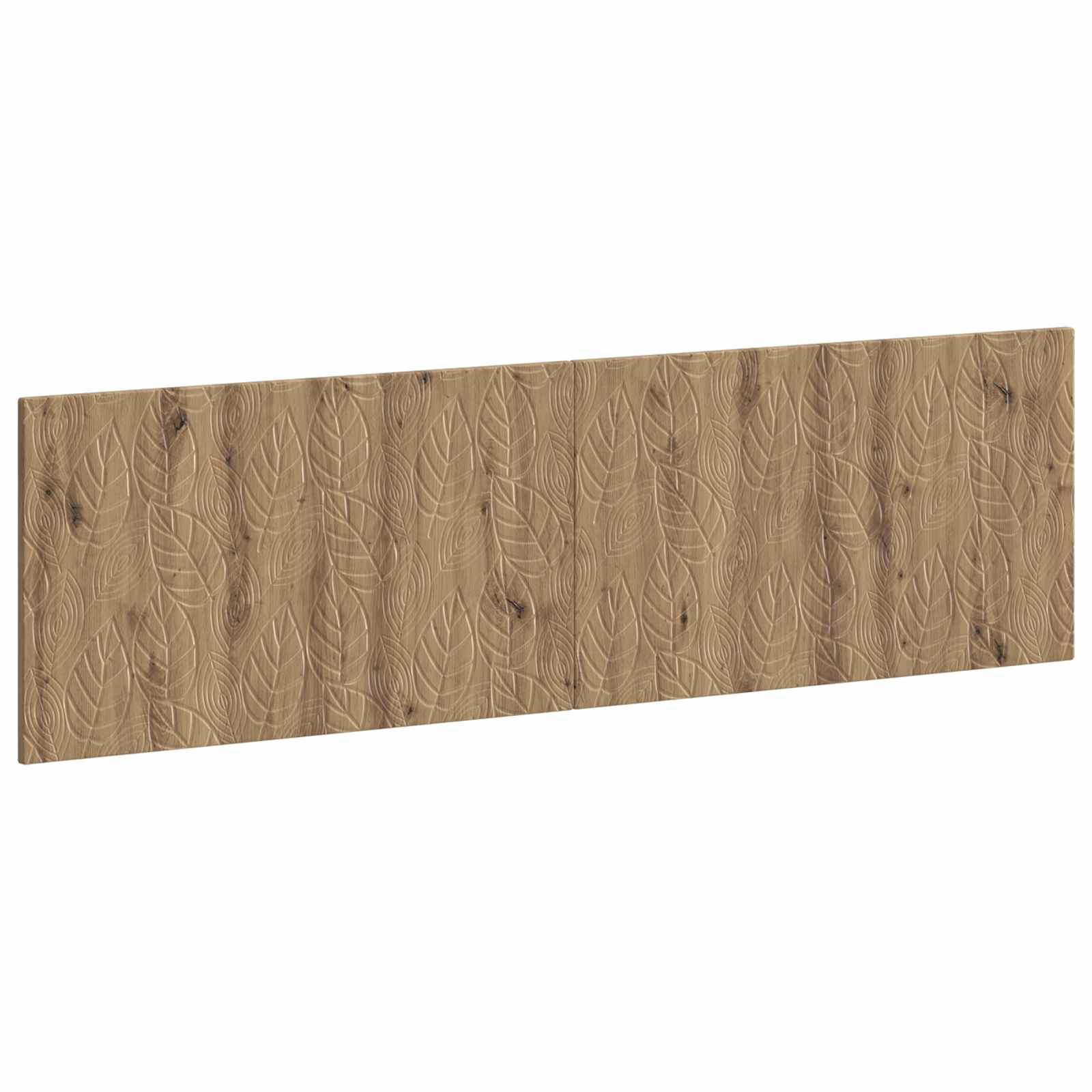 Wandgemonteerd Hoofdeinde DELFT Artisanaal eiken Bewerkt hout – afbeelding 1