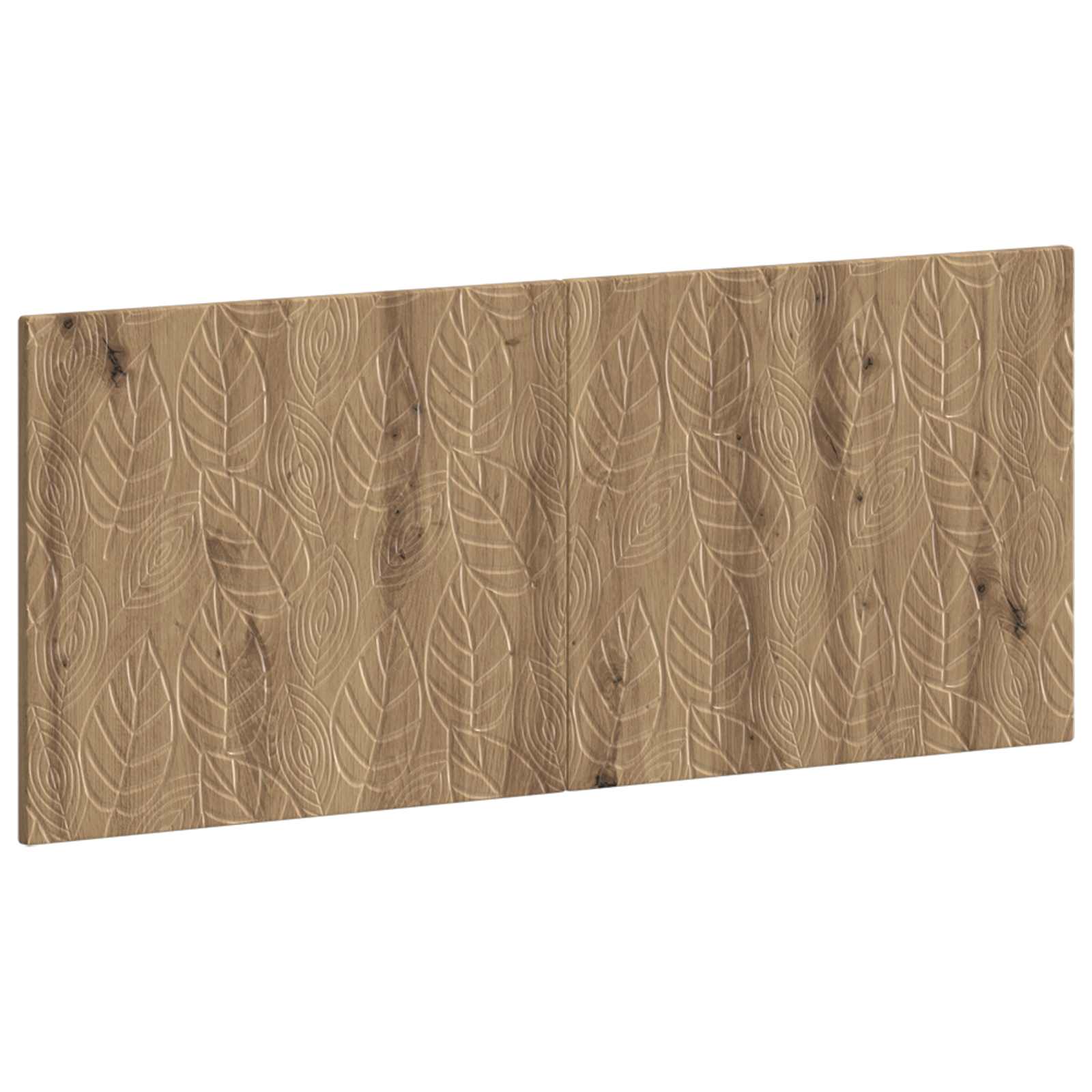Wandgemonteerd Hoofdeinde DELFT Artisanaal eiken Bewerkt hout – afbeelding 1