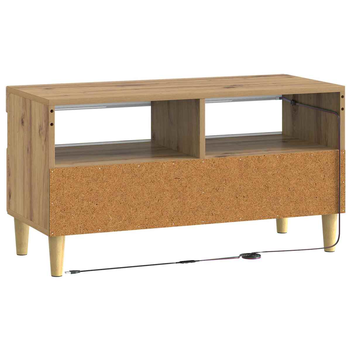 LED TV-skab Konstrueret træ - Billede 8